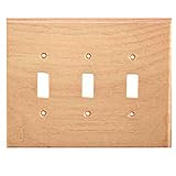 Sierra Lifestyles Traditional Switch Plate, 3 Toggle, Knotty Pine by Sierra Lifestyles