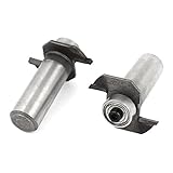 カーペンター2個の1/2" ×2.5ミリメートルRabbetingラベットルータービットカッター