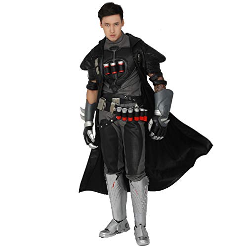 オーバーウォッチ Reaper コスプレ ジャケット ゲーム コスチューム ジャケット+チョッキ+ズボン S