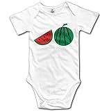 面白い 幼児 スイカイラスト 果実 フルーツ果物 子供服 100%綿 White Size 6 M