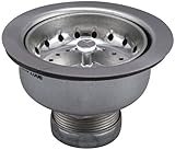 Keeney 1443ss ShortシャンクSink Strainer with固定支柱バスケット、ステンレススチール