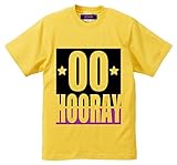 HOORAY(フーレイ) Tシャツ ダンサーがデザインした ブランド Tシャツ M イエロー