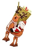 エルククリエイティブギフトソックスクリスマスソックスギフトバッグ装飾キャンデーバッグ
