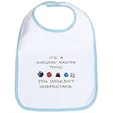 CafePress Dungeon Master Thing Bib - Standard Sky Blue by CafePress