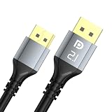 SZSL 16K Displayport ケーブル DP 2.1 規格 超高速耐久 ケーブル サポート16K@60Hz / 8K@144Hz / 60Hz / 4K@144Hz/120Hz / 2K@240Hz/120Hz, DP to DP 最大 80Gbpsハイスピード映像・音声同期出力 対応 PC テレビ HDR ASUS/Dell/Acer (1.5m)