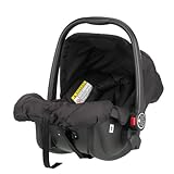 OBABY チャイルドシート ブラック  (オーラデラックス着脱用アダプター付)