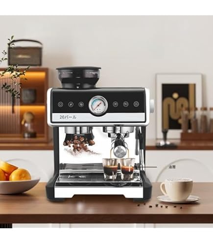 Amazon.co.jp: Pisipe 業務用ダブルヘッドコーヒーマシン セミオート