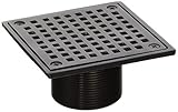 Jones Stephens D6094RB 4-Inch Oil Rubbed Bronze Square Spud Strainer [並行輸入品]