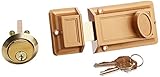 NU-SET 2110-3 Night Deadbolt Lock, Bronze NUSET [並行輸入品]