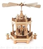 誕生場面のピラミッド、ワックスのための 1 床は x の深さ 30 cmx32 cmx30 cm の鉱石山のテーブルのピラミッドのクリスマスのピラミッドの d=14mm の幅 X の高さの良否を明りに