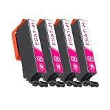 Karasaki SAT 互換インク エプソン用 EPSON用 SAT インク サツマイモ インク SAT-M マゼンタ4個 対応機種:EP-712A EP-813A EP-713A EP-814A EP-714A EP-815A EP-715A EP-816A EP-716A EP-812A【大容量/残量表示対応/個包装】