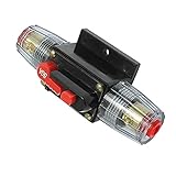 IPOTCH 回路ブレーカー　遮断器　DC12V 　20/30/40/50/60/80/100A　リセット　防水　インバータ　過電流防止　 - 80Ａ