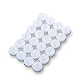 24 PCS Flameless Tea Lights Warm White Decorative Flickering LED Tealight Candles With 12 Bonus Pape