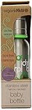organicKidz Narrow Necked Stainless Steel Bottle, Burpy, 7 Ounce by organicKidz