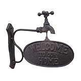 サインプレート / ガーデン アイアン ウェルカムプレート
