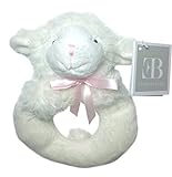 Elegant Baby 6" Plush Rattle ~ Lamb [並行輸入品]