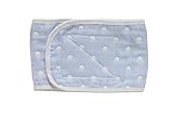 BABY tree 寝冷え防止 ダブルガーゼ はらまき (水色 ドット)