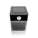 Topwor ソーラーライト 12 LED 人感センサーライト 防犯＆防水 ウォールライト 太陽エネルギー発電 屋外照明 玄関 壁掛け 庭先用 スポットライト ブラック [並行輸入品]