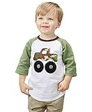 Mud Pie Toddler Boys迷彩トラック半袖シャツby Mud Pie