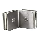 P Prettyia キャビネット シャワールームパネル用 ドア ガラスクランプ シェルフブラケット　クリップ　全5サイズ - ＃3