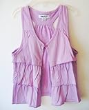 DKNY(ダナキャラン)Toddler Girl's Ruffled Open Vest ガールズ ラッフル オープンベスト 薄紫(LILAC) (4T) 【並行輸入】