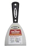 Hyde Tools 02600 4-inch Xtra Heavy Duty Stiff Chisel Scraper、ブラックとシルバー