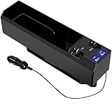 Raksonic 車用収納ポケット 運転席と助手席の間サイド収納ボックス 隙間ポケット すき間ポケット 2本の伸び縮み充電線 USB充電口2つ シガーソケット付き 多機能ギャップ収納 落下防止 運転席と助手席汎用 スマホ充電 便利グッズ カー用品