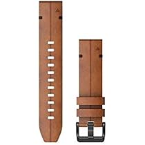 Amazon | GARMIN QuickFit F6 22mm Chestnut Leather 010-12863-15 