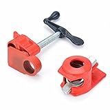 耐久性1/2"鋳鉄木材糊付けパイプクランプクリップセットヘビーデューティクイックリリース木工大工ツールmayitr