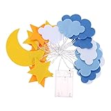 SIKIWIND 星星雲飾りランプ 30LEDストリングライト 電球 300cm 20球 電池式 イルミネーション 多彩