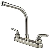 RV /モバイルホームHigh Riseキッチンシンク蛇口、ステンレス