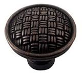MNG Hardware 14513 1 1/4-Inch Rattan Knob, Oil Rubbed Bronze by MNG Hardware