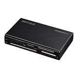バッファロー (BUFFALO) USB3.0 マルチカードリーダー ハイエンドモデル ブラック BSCR500U3BK