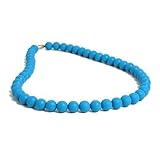 Chewbeads Jane Necklace - Teething Jewelry - 15 Inch Length - Deep Sea Blue by Chewbeads [並行輸入品]