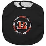 Baby Fanatic Team Color Bibs, Cincinnati Bengals, 2-Count by Baby Fanatic