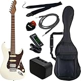 SELDER セルダー エレキギター STタイプ ST-33RM/OW オウルホワイト 初心者入門ベーシックセット