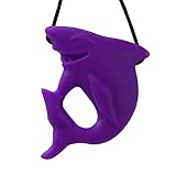 Stimtastic Chewable Silicone Shark Pendant Nontoxic BPA and Phthalate Free, Lavender by Stimtastic