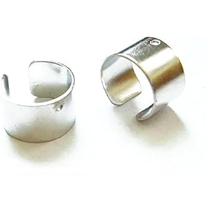 イヤーカフス アンティークシルバー 4個入 アクセサリーパーツ 基礎金具