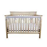 Trend Lab CribWrap Fleece Rail Cover for Long Rail, Gray, Narrow by Trend Lab [並行輸入品]