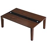 テーブル ローテーブル 折りたたみ 木製 ガラス ちゃぶ台 90×60cm ウォルナット