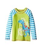 [ハットレイ] Hatley Kids ボーイズ Roaring T-Rex Rashguard (Toddler/Little Kids/Big Kids) 水着 Green 2T (Toddler