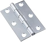 Stanley Hardware CD840 2-1/2" Zinc Plated Narrow Utility Hinge Removable Pin W/Screw [並行輸入品]