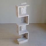 リサイクルウッド　ニョゴニョゴシェルフM　ホワイト