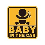 セイワ(SEIWA) 車用 マグネット ステッカー セーフティーサイン BABY IN THE CAR WA122 脱着簡単 マグネットタイプ あおり運転抑制 BABY IN CAR 赤ちゃんが乗っています カー用品