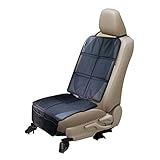 MICTUNING　持ち運びに便利 簡易型座席 滑り止め チャイルド チェア シート 安全シート 車保護シート チャイルドシート保護パッド マットコンビ収納ポケット付き