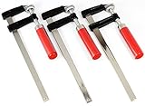 HINOWA(ひのわ) F型 クランプ 50×200m 木工 鉄鋼 溶接 DIY 固定 位置決め 3個セット