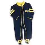 クリエイティブニットウェアUniversity of Michigan WolverinesスポーツシューズFootedベビーロンパース US サイズ: 3-6 Months カラー: ブルー
