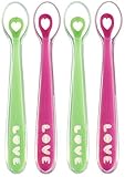 Munchkin 2 Pack Silicone Spoons (Pack of 2 - Total 4), Pink/Green by Munchkin [並行輸入品]