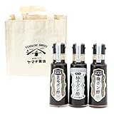 [ヤマチ醤油]ぽん酢しょうゆ 能登杉樽仕込みポン酢セット/杉樽木桶/熟成/丸大豆/醤油/ぽん酢