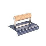Bon 22-928 6-Inch by 4-Inch Blue Steel Sidewalk Edger with 3/4-Inch Radius and 7/8-Inch Lip with Woo